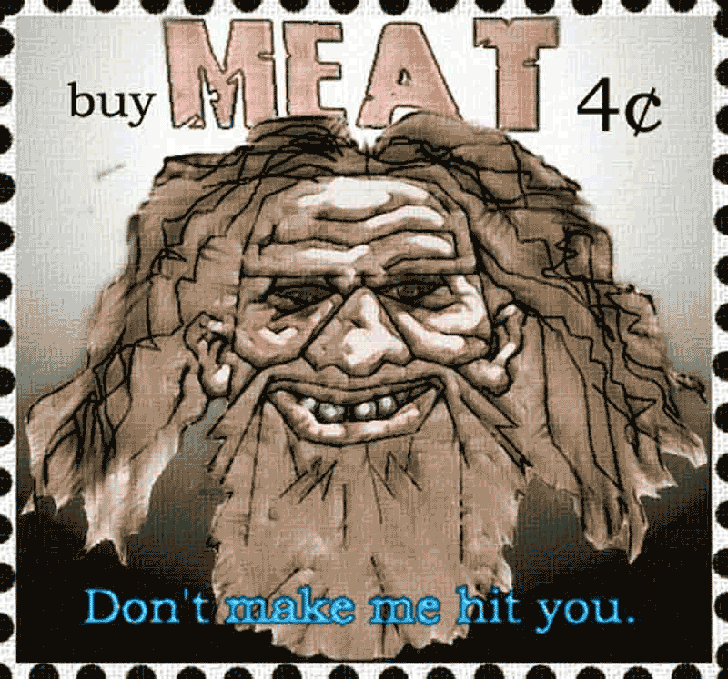 Meat stamp